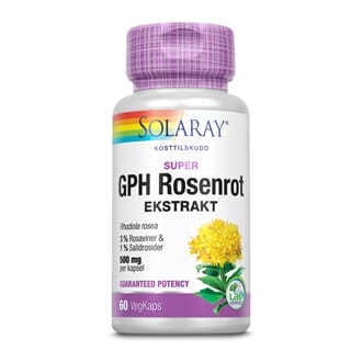 Solaray GPH super rosenrot 500 mg 60 kapsler