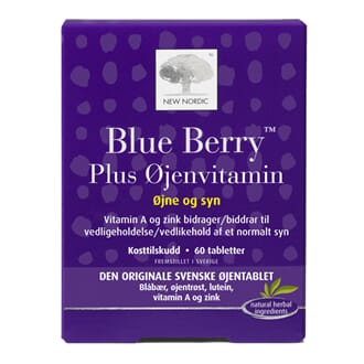 New Nordic Blue Berry Plus 60 tab