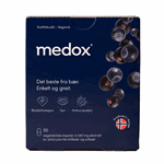 Medox antocyanrike blåbær og solbær 30 kaps