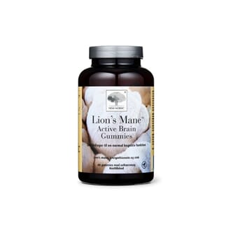New Nordic lions mane active brain gummies 60 stk