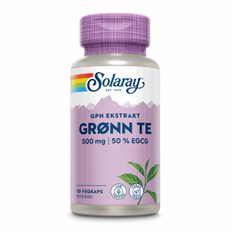 Solaray GPH grønn te 30 kapsler