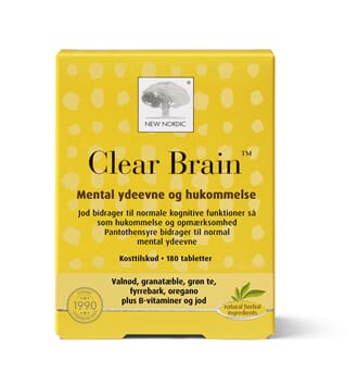 New Nordic Clear Brain 180 tab