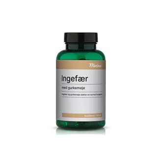 Mezina ingefær med gurkemeie 120 tabletter