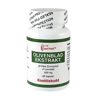 East park olivenbladekstrakt 500 mg 60 kaps