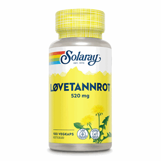 Solaray løvetannrot 520 mg 100 kapsler