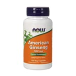 Now american ginseng 500 mg 100 kaps