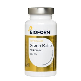 Bioform grønn kaffe ekstrakt 60 kapsler