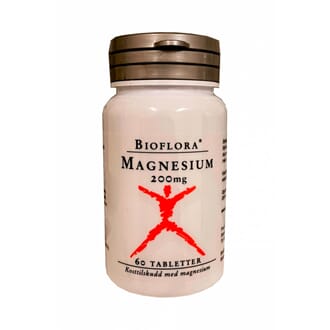 Bioflora magnesium 200 mg 60 tabletter
