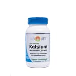 Bio-Life kalsium med vitamin C, D3 & K2 90 kapsler