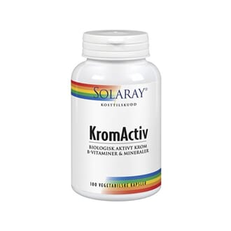 Solaray kromactiv 100 tabletter