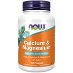 Kalsium - Magnesium 2:1 100 tabletter Now