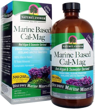 Kalsium-magnesium 480 ml marine basert Natures Answer