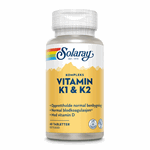 SOLARAY Vitamin K1 & K2 60 tabletter