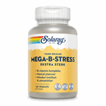 Solaray Mega-B-Stress ekstra sterk 120 kap