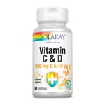 Solaray vitamin C & D 60 kap