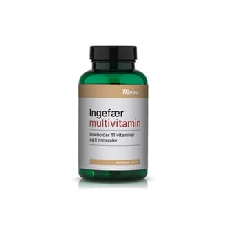 Mezina ingefær multivitamin 180 tabletter