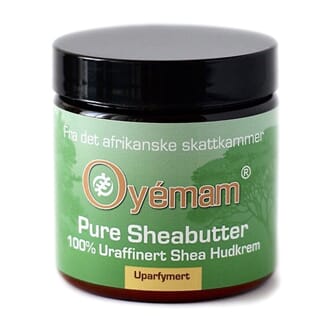 Oyemam pure sheabutter uparfymert 120 ml