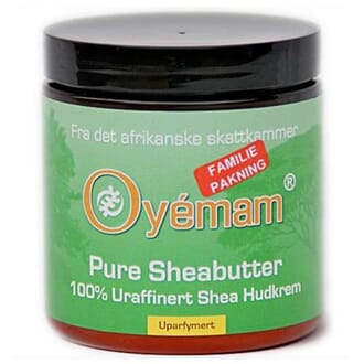 Oyemam pure sheabutter uparfymert 240 ml