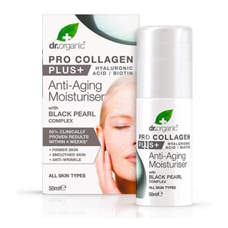 Dr Organic pro collagen moisturiser black pearl 50 ml