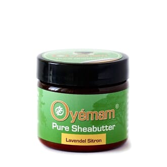Oyemam pure sheabutter med lavendel og sitron 60 ml