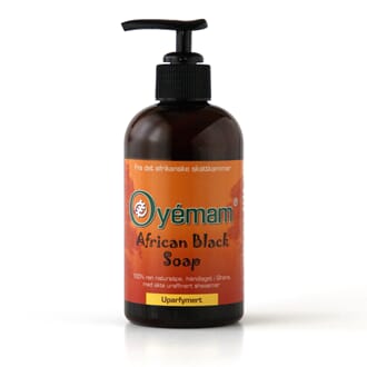 Oyemam flytende african black soap uparfymert 250 ml