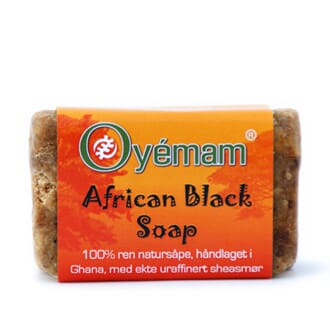 Oyemam african black soap med sheasmør