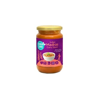 TerraSana Indian madras curry sauce 350 g