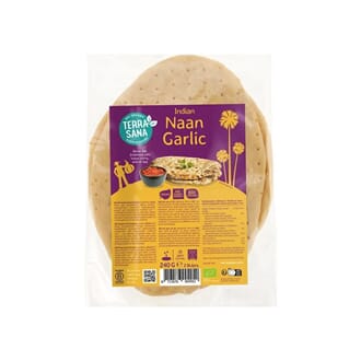 TerraSana indian naan garlic 240 g