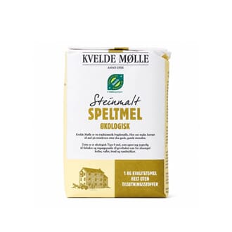 Kvelde økologisk siktet speltmel 1 kg