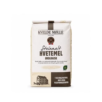 Kvelde økologisk siktet hvetemel 1 kg
