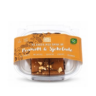 Funky Fresh råkake peanøtt & sjokolade 160 g