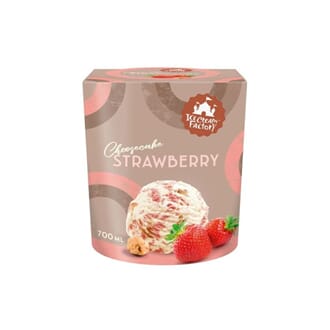 Ice Cream Factory strawberry cheesecake 700 ml