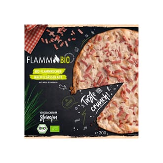 Flammbio økologisk pizza med bacon & løk 200 g