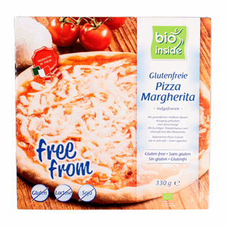 Bio Inside Pizza Margarita Gluten- og laktosefri 330 gr