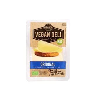 Fit Food vegan deli osteskiver original 160 g