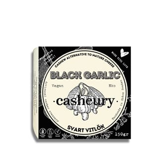 Casheury black garlic vegansk ost 150 g