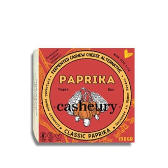 Casheury paprika vegansk ost 150 g