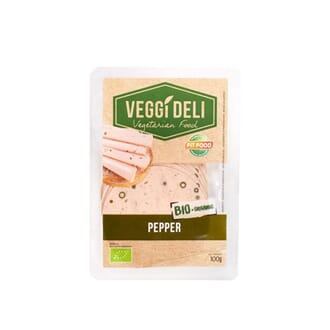 Fit Food veggi deli pålegg pepper 100 g