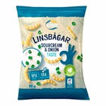 Oho! Linsesnacks Sour Cream og Onion 100gr