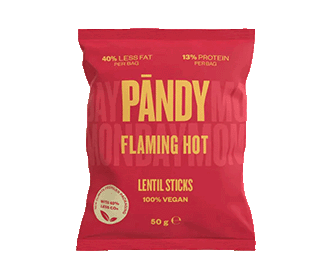 Pandy Protein Linse Chips Flaming Hot