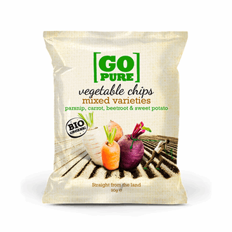 Go pure Grønnsak chips 90 gr