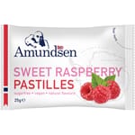 Amundsen sukkerfri pastiller bringebær 25 g