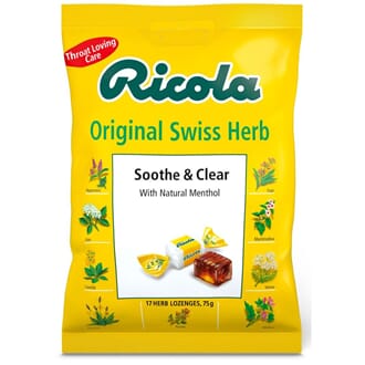 Ricola original sveitsiske urtedrops 75 g