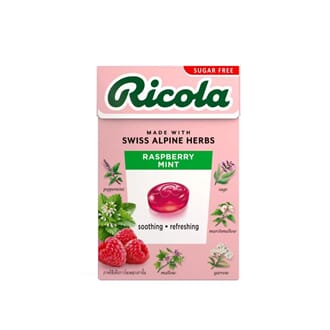 Ricola raspberry mint sugar free 45 g