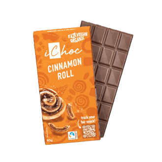iChoc Chocolate Cinnamon Roll Øko 80gr