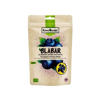 Rawpowder tørkede blåbær 150 g