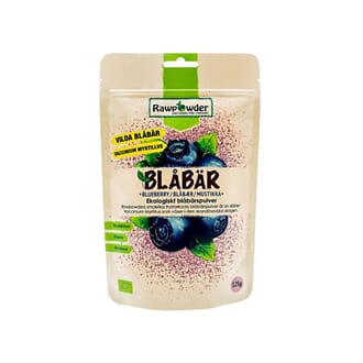 Rawpowder blåbærpulver 125 g