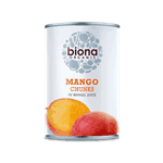 Biona mangobiter i mango juice 400 g