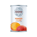 Biona mangobiter i mango juice 400 g