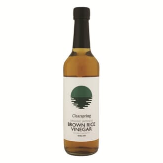 Clearspring økologisk brunriseddik 500 ml